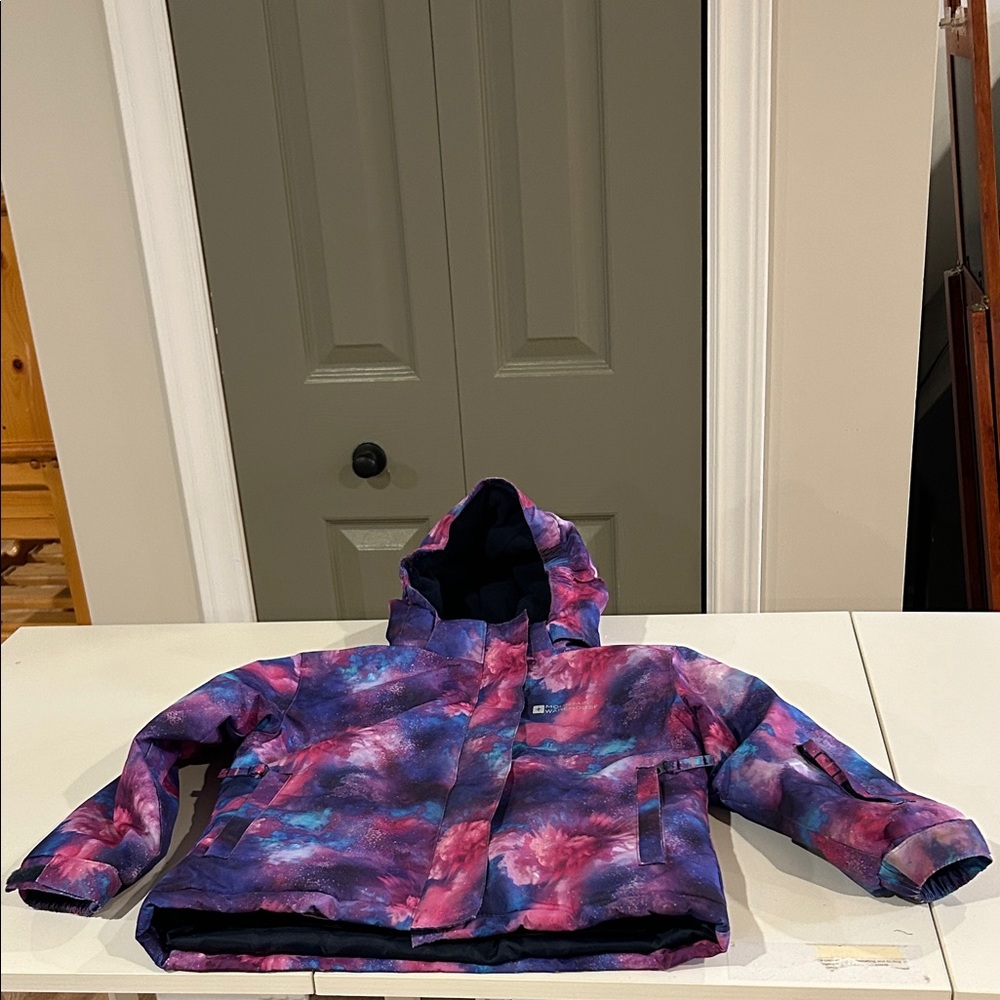 Mountain Warehouse Kids Purple Galaxy Hooded Winter Jacket